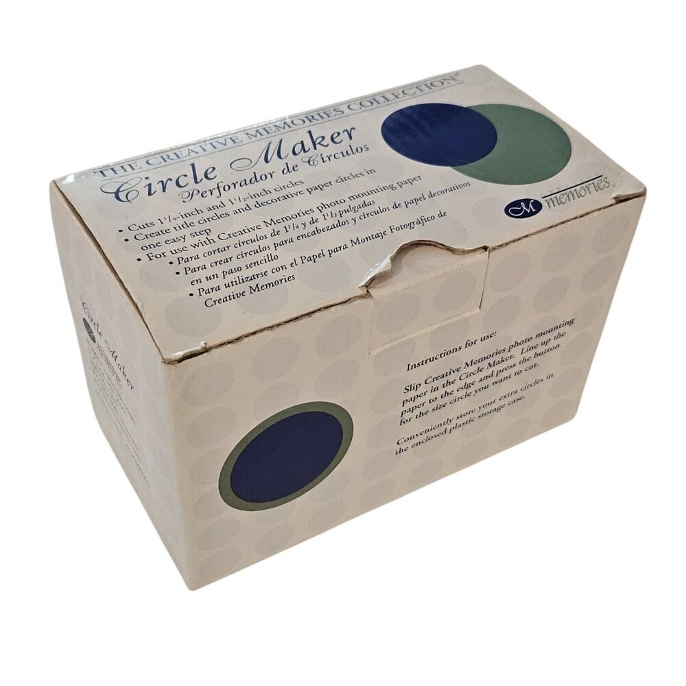 Creative Memories Vintage Y2K Circle Maker Punch
